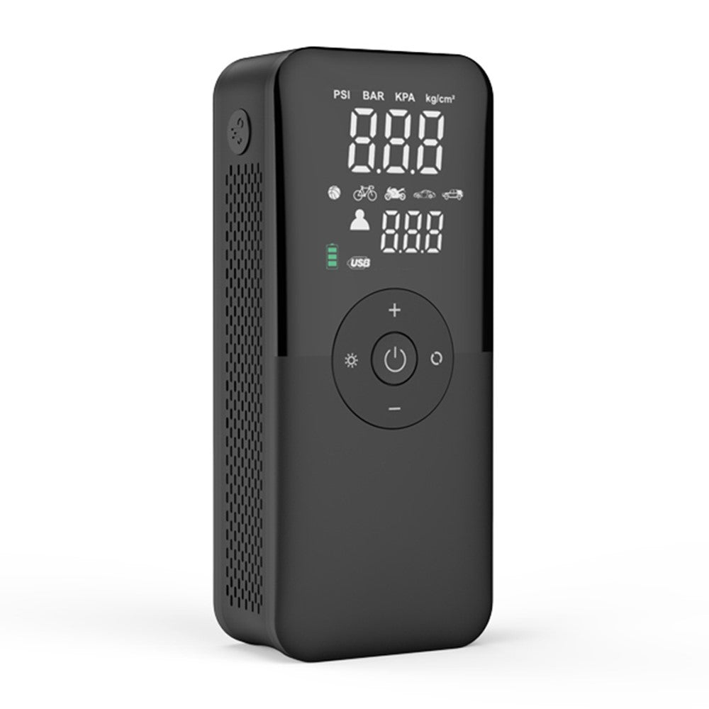 CARSUN C3106 Mini Portable Motorcycle Air Pump Digital Display Car Inflatable Pump Supports Power Bank Function