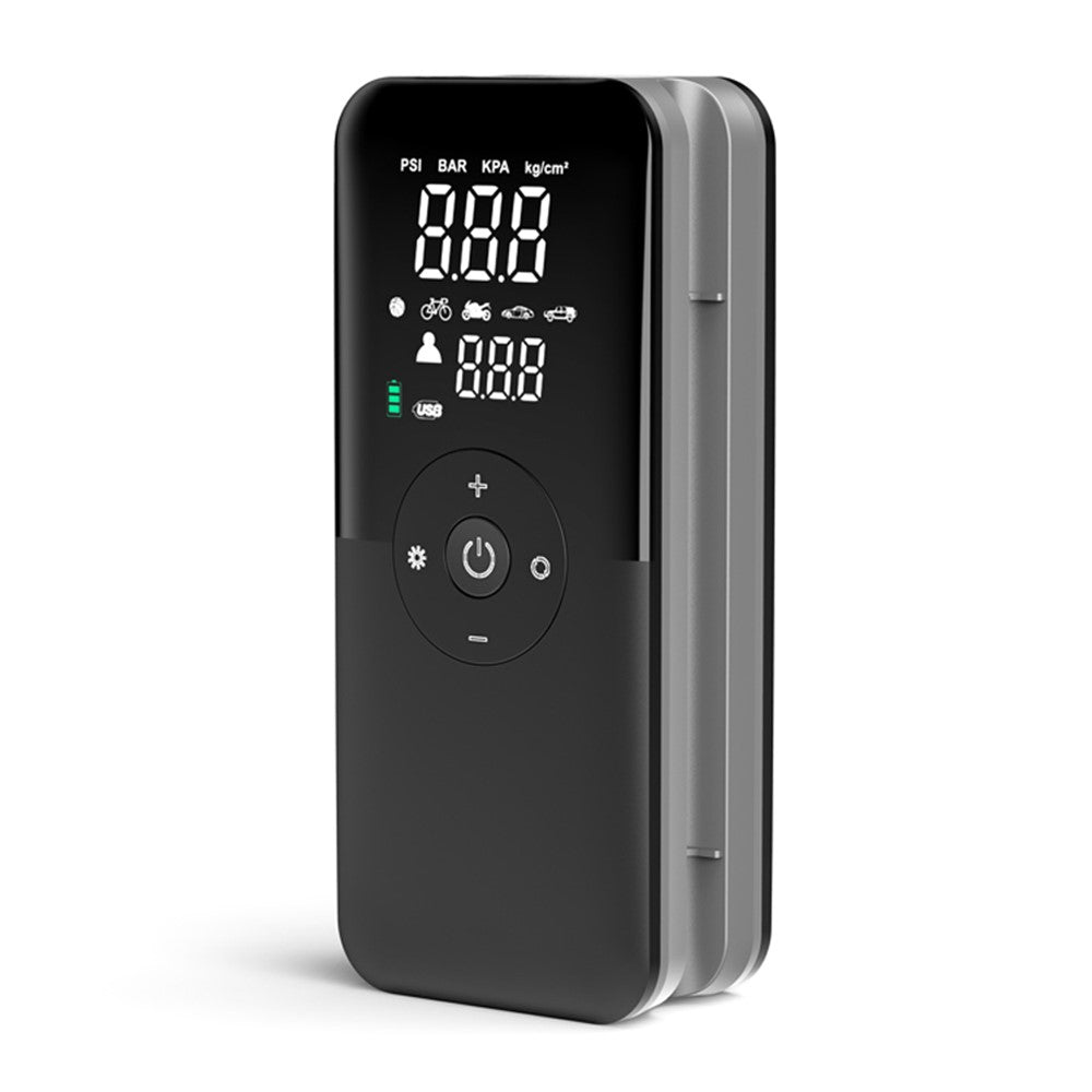 CARSUN C3106 Mini Portable Motorcycle Air Pump Digital Display Car Inflatable Pump Supports Power Bank Function