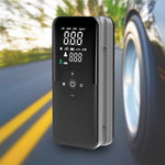 CARSUN C3106 Mini Portable Motorcycle Air Pump Digital Display Car Inflatable Pump Supports Power Bank Function