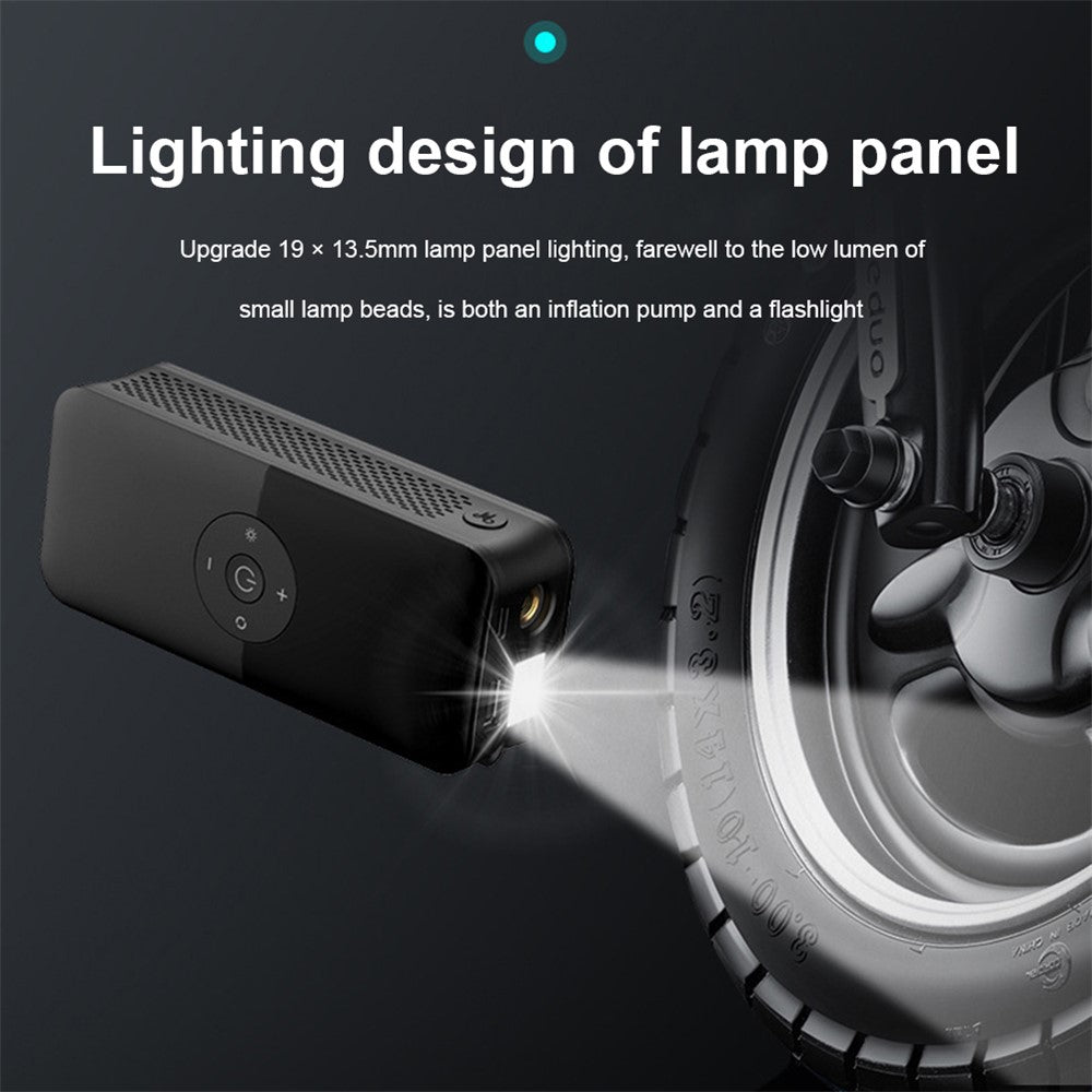 CARSUN C3106 Mini Portable Motorcycle Air Pump Digital Display Car Inflatable Pump Supports Power Bank Function