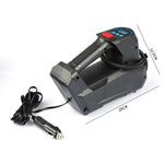CARSUN C2814 Portable Tire Inflator Digital Air Compressor 12V DC Tire Air Pump with Emergency LED Light