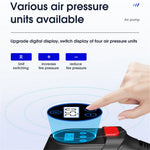 CARSUN C2814 Portable Tire Inflator Digital Air Compressor 12V DC Tire Air Pump with Emergency LED Light