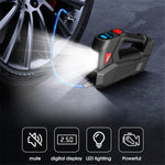 CARSUN c2814 Cordless Car Air Pump Smart Digital Display Auto Tire Air Compressor with LED Light