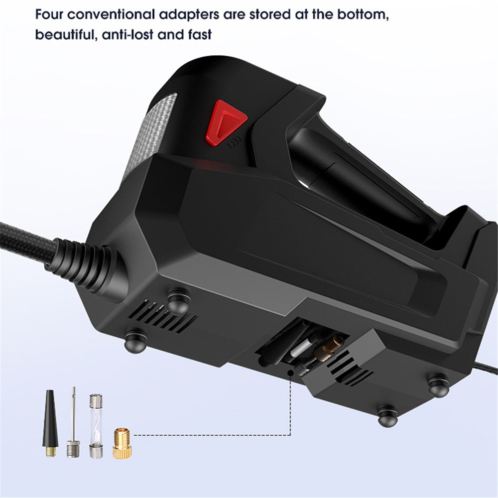 CARSUN c2814 Cordless Car Air Pump Smart Digital Display Auto Tire Air Compressor with LED Light