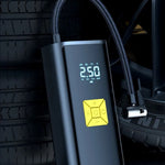 CQB-9620 Bærbar Trådløs Dækpumpe Digitalt Display Bilpumpe med LED-lys Power Bank Funktion