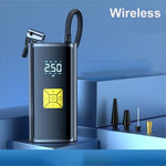 CQB-9620 Bærbar Trådløs Dækpumpe Digitalt Display Bilpumpe med LED-lys Power Bank Funktion