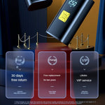CQB-9620 Bærbar Trådløs Dækpumpe Digitalt Display Bilpumpe med LED-lys Power Bank Funktion