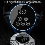 ZY5201 19-cylindret 12V bil dæktryksmåler med touchskærm og digitalt display luftkompressor