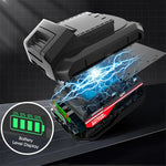 CARSUN C1811 Elektrisk Luftpump Digital Display Trådlös Bil Motorcykel Däckpump med LED-ljus