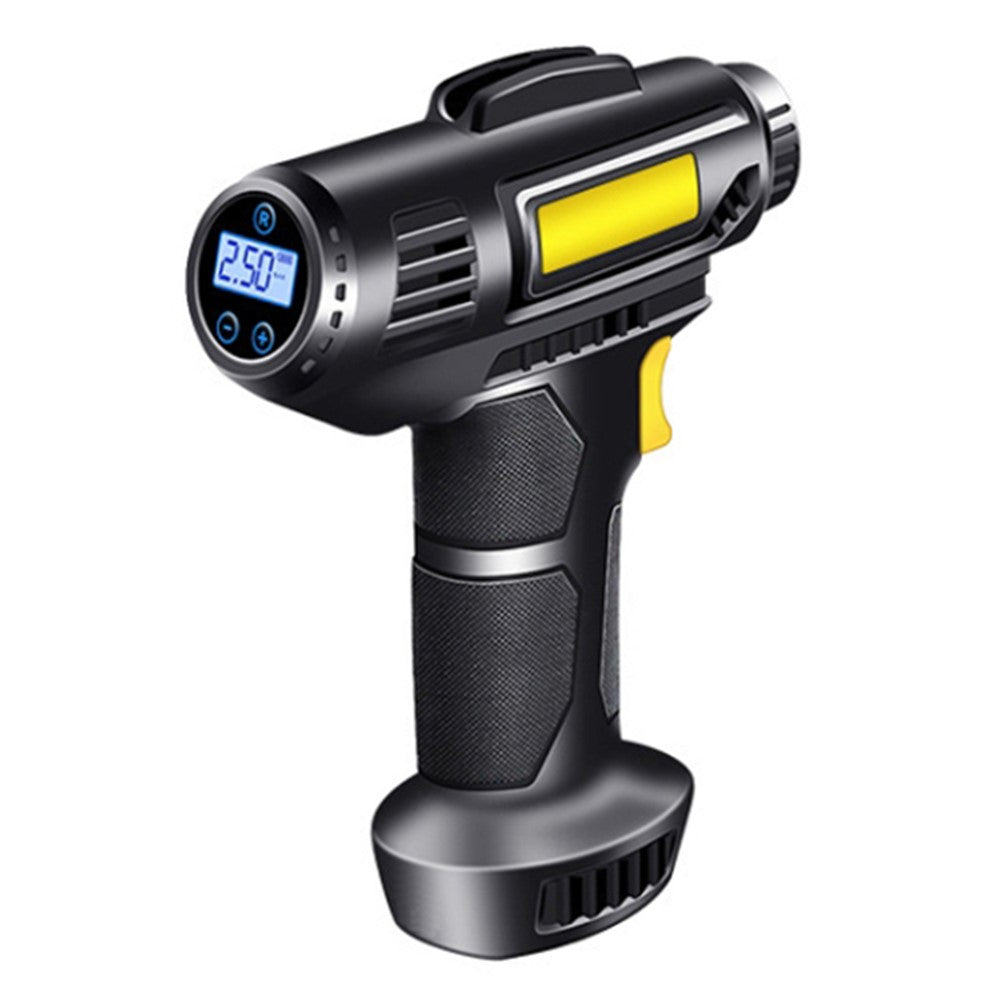 Cordless Tyre Inflator Air Compressor Digital Rechargeable Car Tire Pump with LED Light
