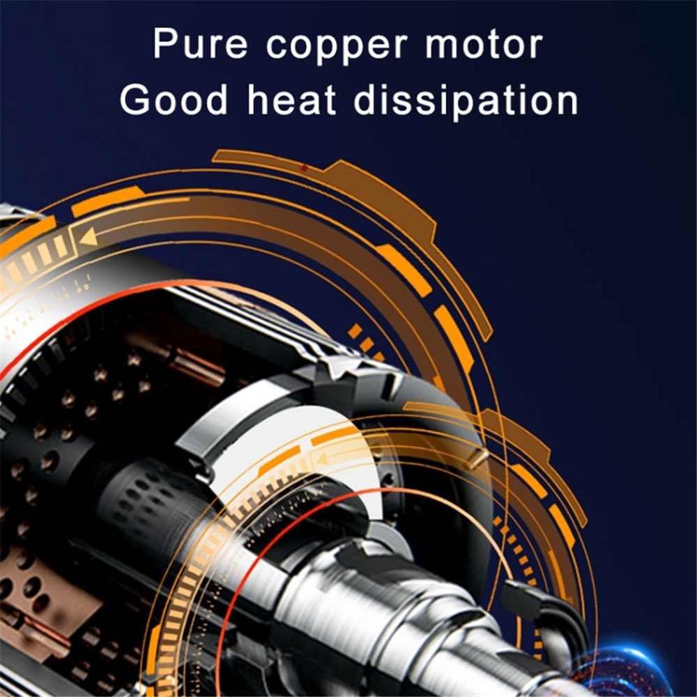 Cordless Tyre Inflator Air Compressor Digital Rechargeable Car Tire Pump with LED Light