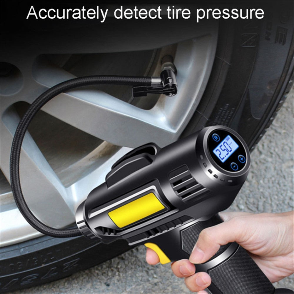 Electric Air Pump Digital Display Wireless Car Motorcycle Tire Inflator