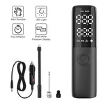 KF02 12V Cigarette Lighter Corded Portable Tire Pump with Digital Display