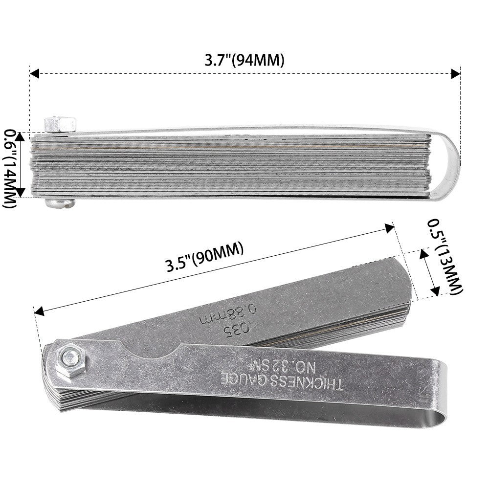 RASTP BTD023 Car Universal Spark Plug Gap Adjustment Tool with Feeler Gauge