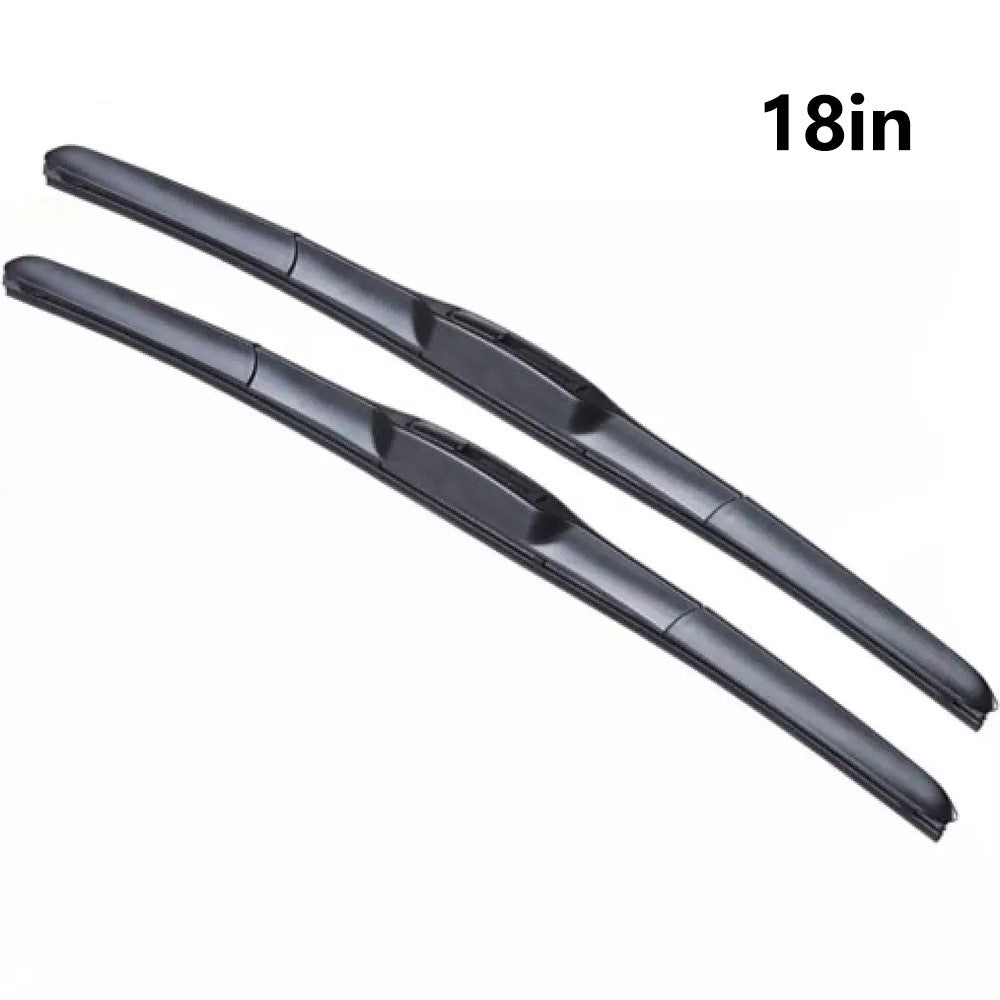 2Pcs Universal Three-Stage Car Wiper Blade ABS+Rubber Noiseless Vehicle Wiper Blade