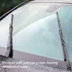 1pc Universal Car Windshield Wiper Blade ABS+Rubber Noiseless Vehicle Wiper Blade