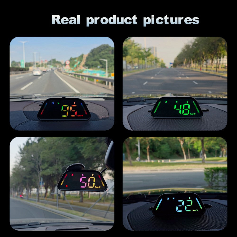 G23 GPS HUD Head-Up Display Universal Car Speedometer with Compass Altitude Auto On / Off