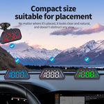 G23 GPS HUD Head-Up Display Universal Car Speedometer with Compass Altitude Auto On / Off