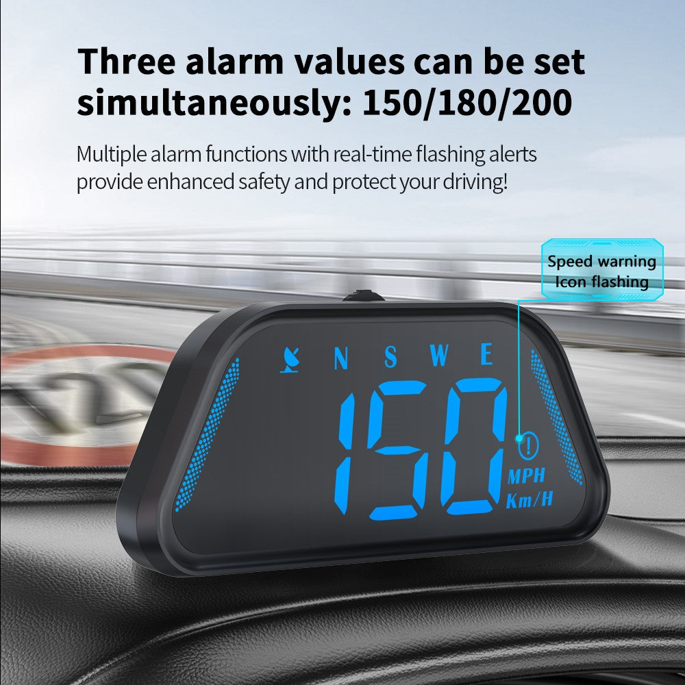 G23 GPS HUD Head-Up Display Universal Car Speedometer with Compass Altitude Auto On / Off