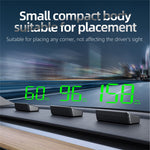 M2 HUD Head-Up Display Dual Mode GPS + BeiDou 10Hz Speedometer Type-C Strømforsynet til bil