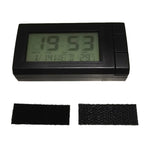 CT66 Bil LCD Digitalt Ur & Temperatur 2 i 1 Bilur Termometer Bilpynt Elektronisk Ur
