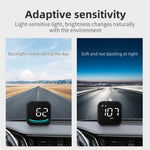 G4 Bil HUD Digitalt Speedometer Overhastighed Træthedskørsel Alarm GPS Kompas Head-up Display