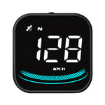 G4 Bil HUD Digitalt Speedometer Overhastighed Træthedskørsel Alarm GPS Kompas Head-up Display