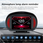 P2 OBD LCD-display smart køreenhed + diagnoseværktøjer + hældningsmåler til biler/køretøjer