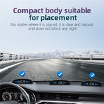 G2 4-inch LCD Car HUD Speed Mileage Measurement GPS+Beidou Car Head Up Display