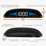 G2 4-inch LCD Car HUD Speed Mileage Measurement GPS+Beidou Car Head Up Display