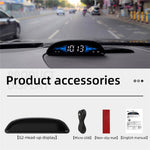 G2 4-inch LCD Car HUD Speed Mileage Measurement GPS+Beidou Car Head Up Display