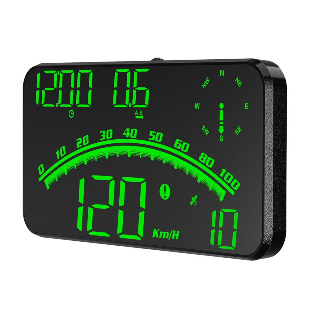 G10 GPS Head-Up Display 16:9 Large Screen HUD with 2 Alarm Function Support 360° Rotating