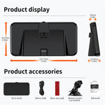 G10 GPS Head-Up Display 16:9 Large Screen HUD with 2 Alarm Function Support 360° Rotating