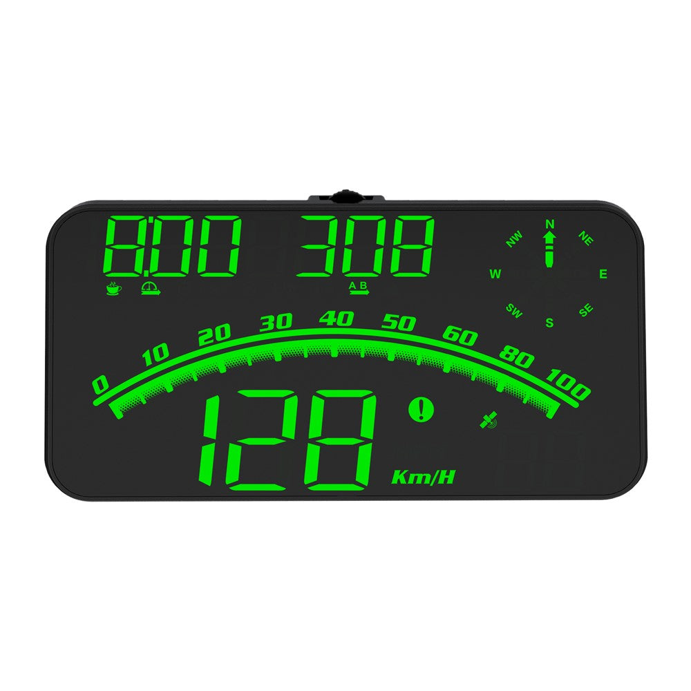 G10 GPS Head-Up Display 16:9 Large Screen HUD with 2 Alarm Function Support 360° Rotating
