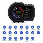 P6 Car HUD Head-Up Display OBD2+GPS Smart Gauge with Over Speed, RPM Alarm