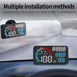 G11 Universal GPS HUD Head-up Display Hastighetsinstrument med överhastighetslarm för oljedrivna elektriska hybridfordon