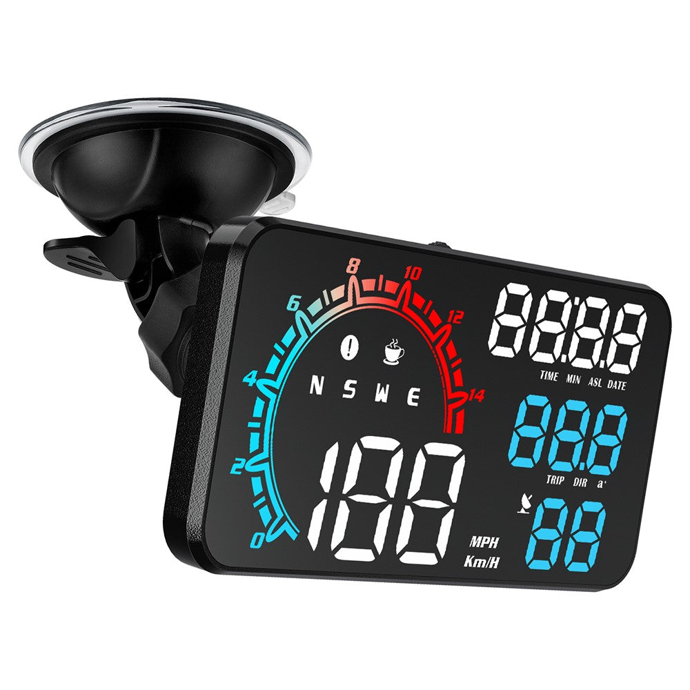 G11 Universal GPS HUD Head-up Display Hastighetsinstrument med överhastighetslarm för oljedrivna elektriska hybridfordon