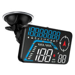 G12 HUD GPS Digital Bil Speedometer Forrude Sugekop Montering Head-Up Display
