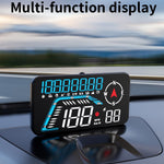 G12 HUD GPS Digital Bil Speedometer Forrude Sugekop Montering Head-Up Display