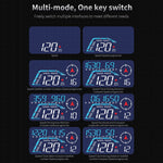 G12 HUD GPS Digital Bil Speedometer Forrude Sugekop Montering Head-Up Display