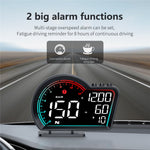 G16 Head Up Display Auto Speedometer Digital Odometer Alarm Reminder GPS HUD Gauge