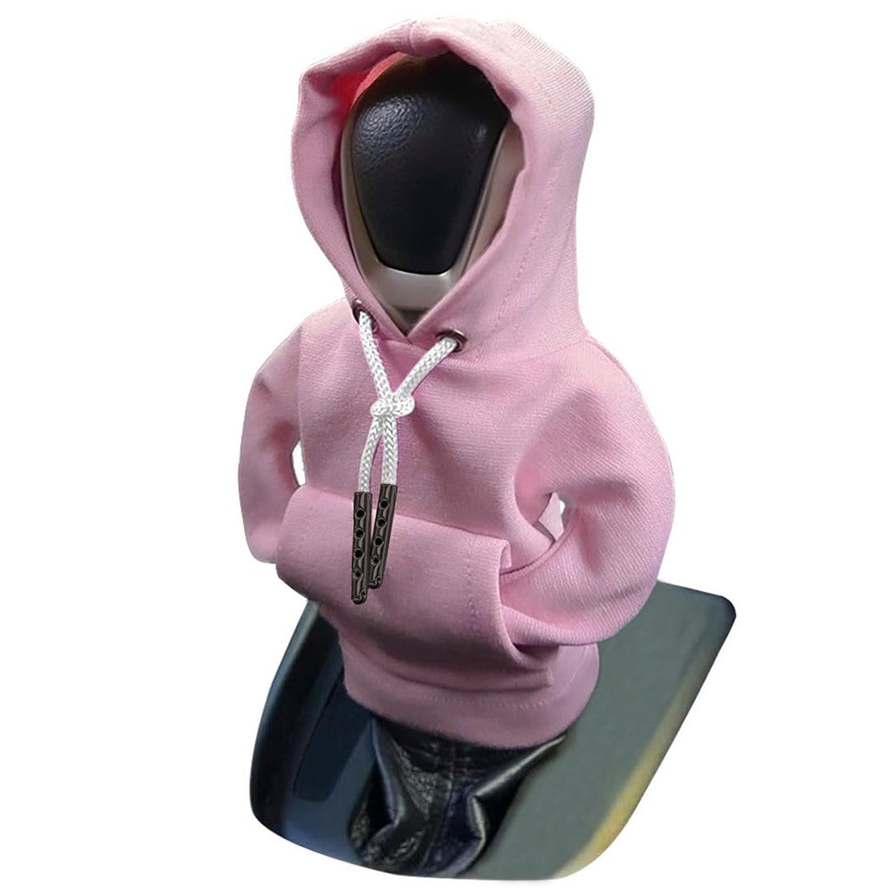 Creative Hoodie Design Car Shift Knob Cover Gear Shift Lever Decoration