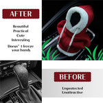 Christmas Style Hoodie Design Car Shift Knob Cover Vehicle Gear Shift Lever Decoration