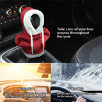 Christmas Style Hoodie Design Car Shift Knob Cover Vehicle Gear Shift Lever Decoration