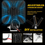 48W 12V 16-LED Car Driving Work Light Waterproof Square Car Off-Road Headlight