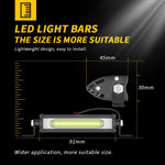 COB 9W Super Bright Car DRL Light SUV Excavator Working Light Daytime Running Lamp