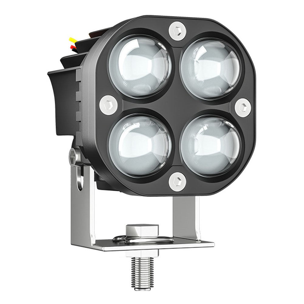 3-inch 40W Car SUV Off-Road Motorcycle Spotlight White+Yellow LED Waterproof Vehicle Headlight