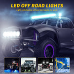 3-inch 48W 16-LED Car Truck Forklift Spotlight Square Waterproof Engineering Vehicle Headlight