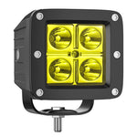 4-LED 12W Car SUV Off-Road Motorcycle Square Spotlight Waterproof Vehicle Headlight