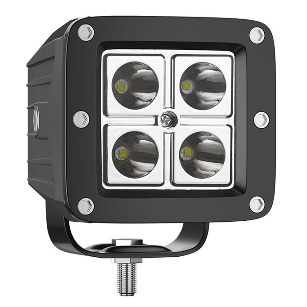 4-LED 12W Car SUV Off-Road Motorcycle Square Spotlight Waterproof Vehicle Headlight